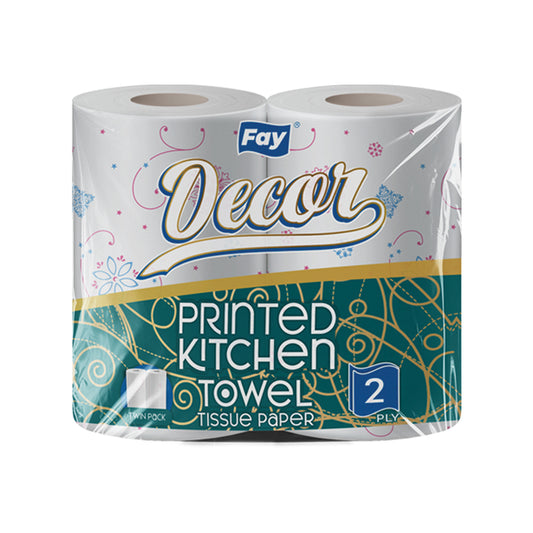 The Fay Décor Kitchen Roll (Twin Pack)