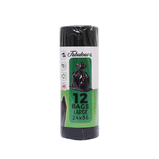 Fay Fabulous Garbage Bags Large – 24x36 (12 Sheets)