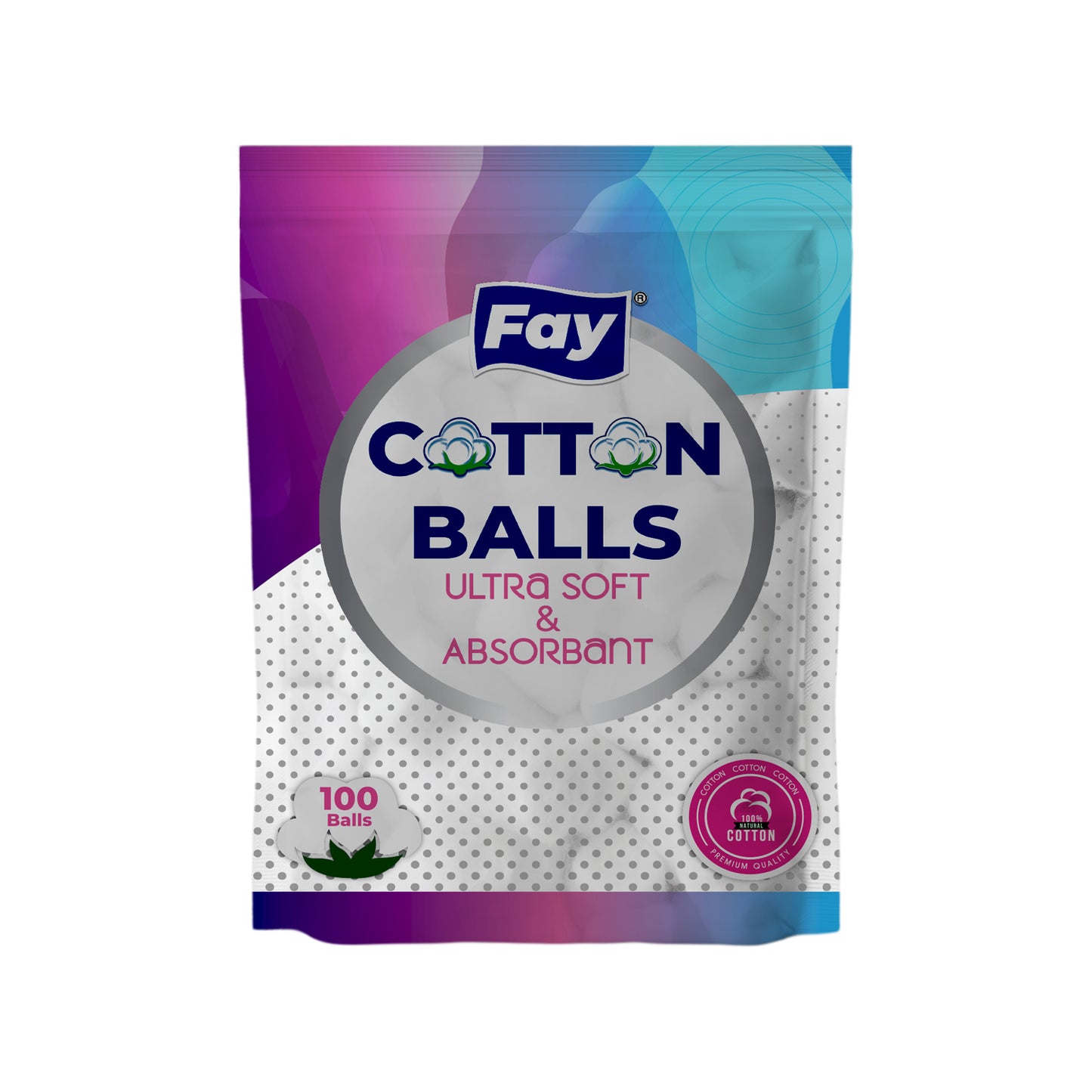 Fay Cotton Balls – 100's Pack